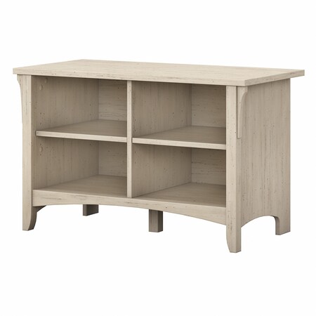 Bush Business Furniture Salinas Shoe Storage Bench in Antique White SAS232AW-03